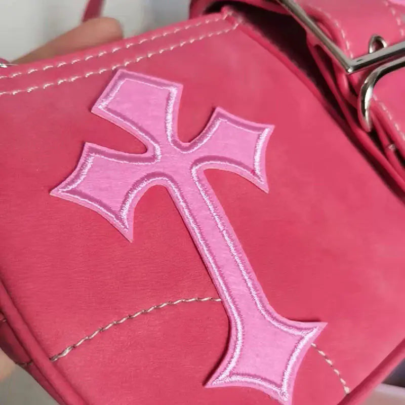 Bolso de hombro estilo punk rock