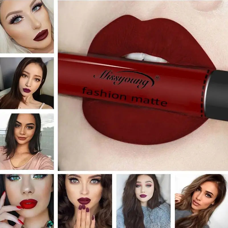 Lápiz labial mate de marca Makeup