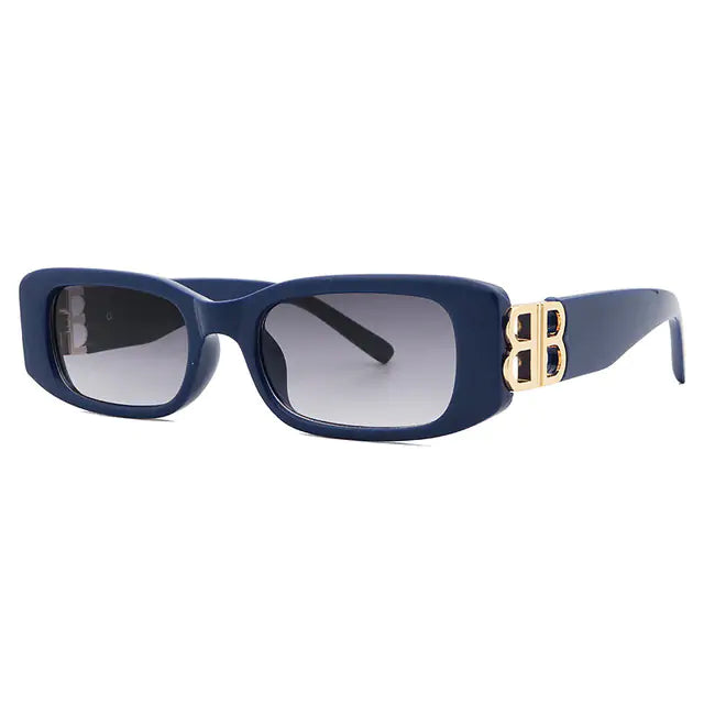 Gafas retro con lentes de color negro