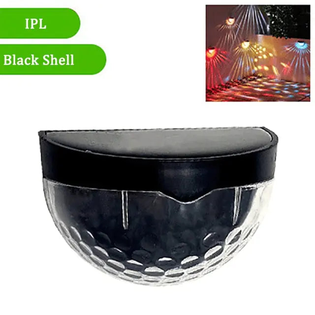 Paquete de 10 lámparas de pared para exteriores con luz solar LED