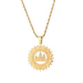 Stainless Steel Lalish Pendant Necklace