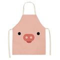 Delantal impermeable con estampado de animales de dibujos animados