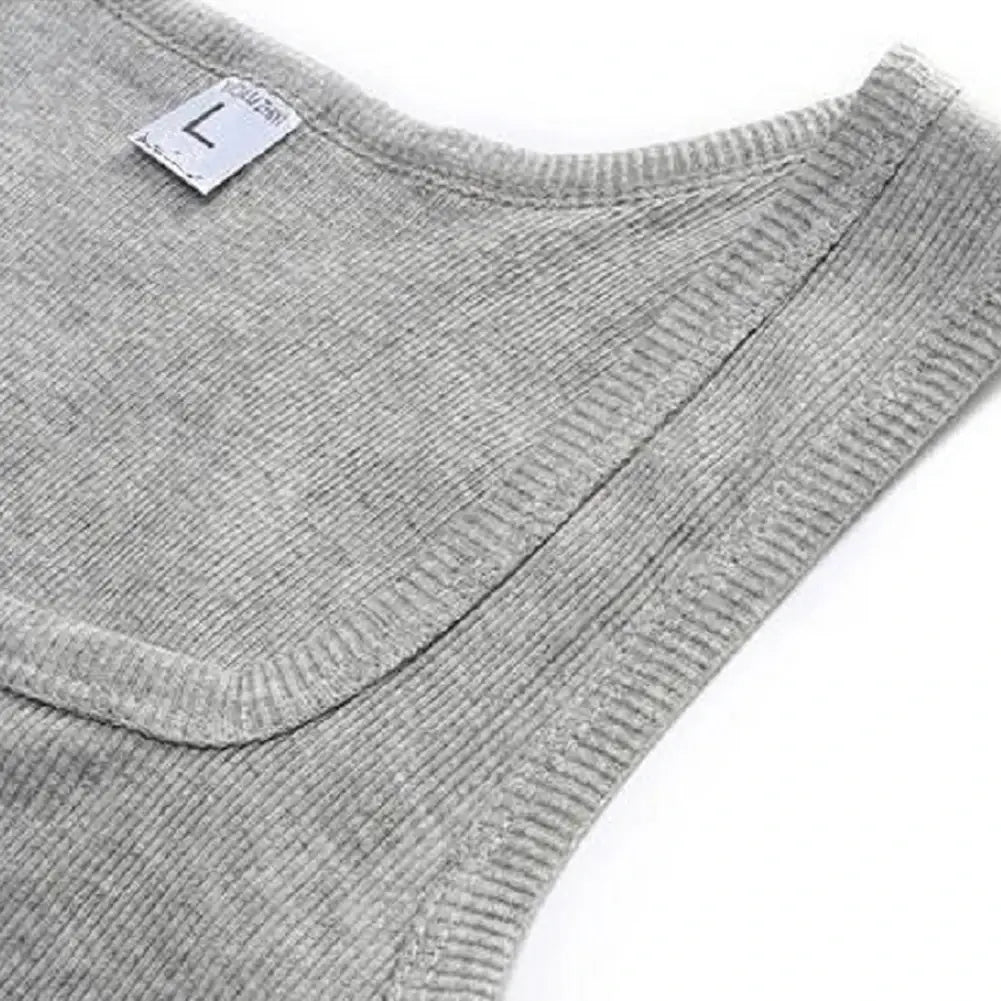 Camisetas sin mangas elegantes de talla grande para hombre