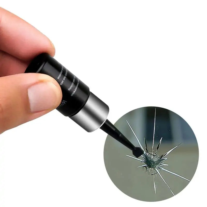 Líquido reparador de vidrios para automóviles