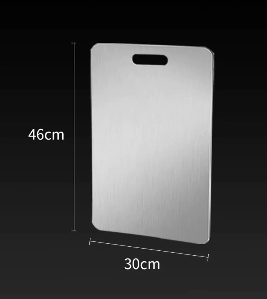 Tabla de cortar de acero inoxidable antimoho para verduras y carne