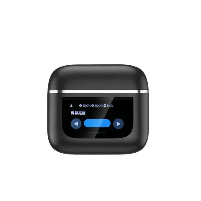 Auriculares inalámbricos con cancelación activa de ruido y pantalla táctil LED