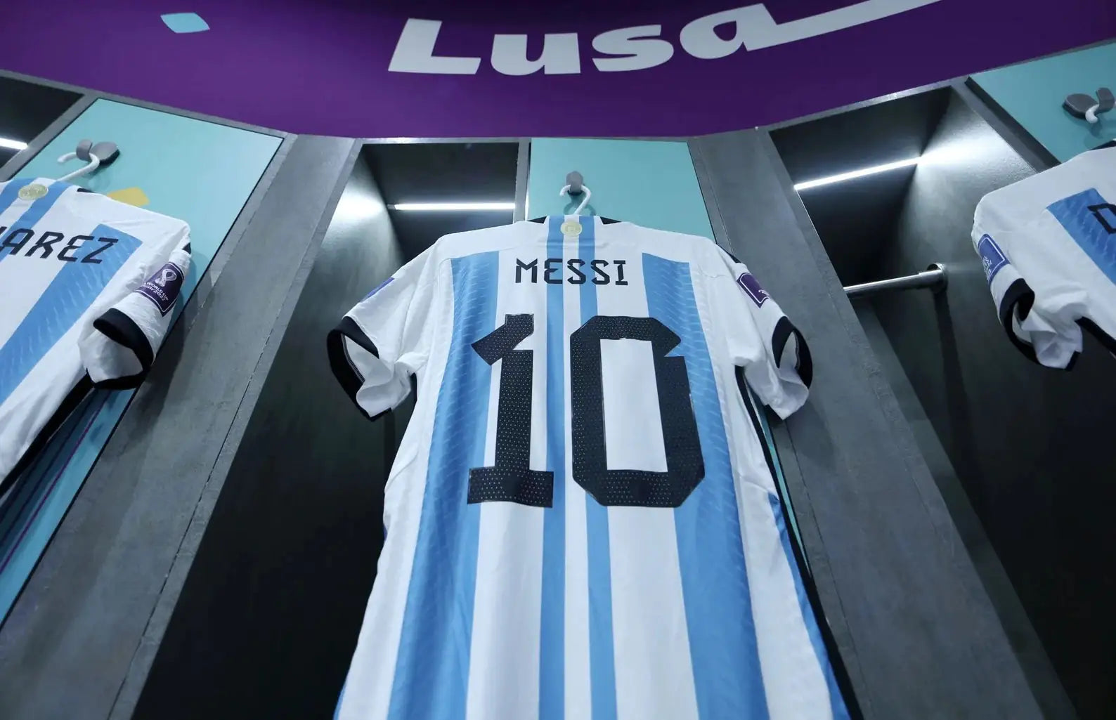 Camiseta local de Messi n.° 10 de la Copa Mundial de Fútbol 2022 de Argentina de primera calidad de Adidas
