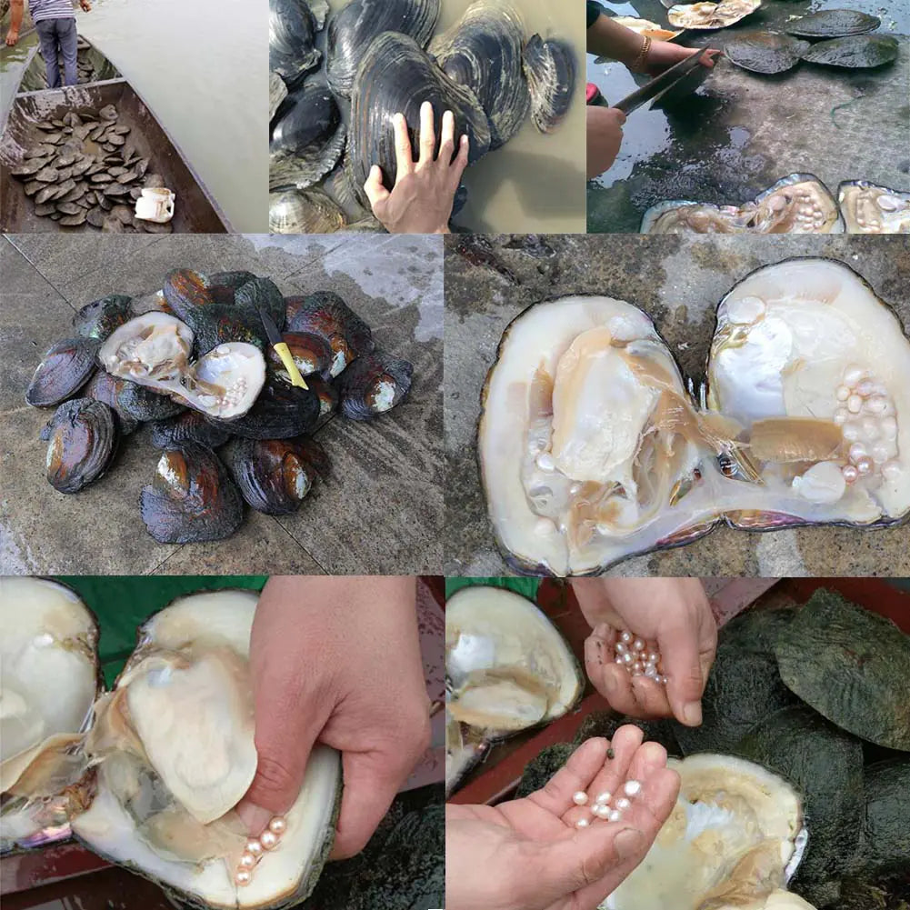 Perlas de agua dulce naturales