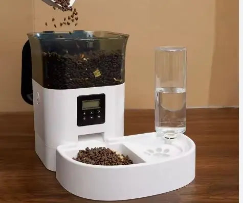 Bebedero y comedero automático para mascotas, 4 l, para gatos y perros