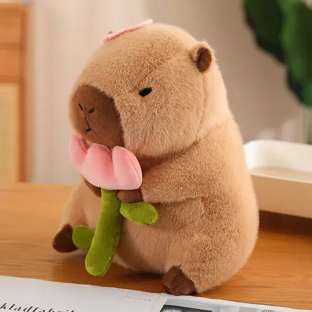 Juguetes de peluche de capibara de dibujos animados