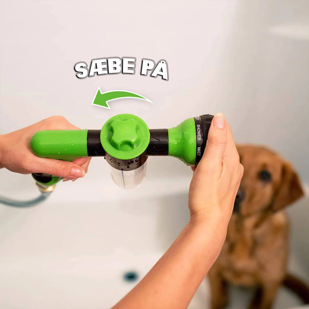 Accesorio de ducha con chorro para perros