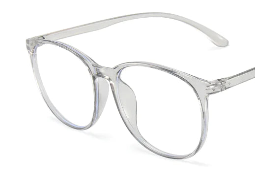 Gafas redondas con bloqueo de luz azul, gafas ópticas