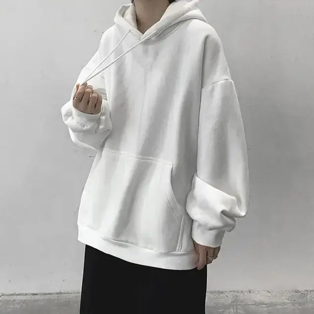 Sudadera con capucha Y2K gris oscuro para hombre