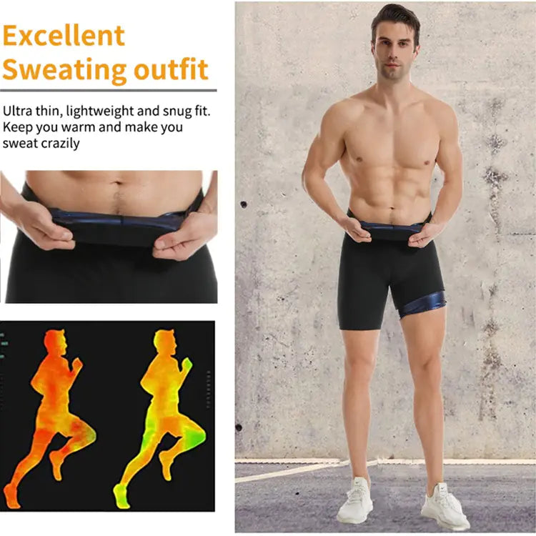 Pantalones cortos de sauna para hombre