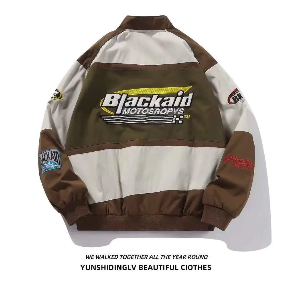 Chaqueta estilo hip hop retro Y2K