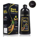 Champú para teñir el cabello de forma natural 3 en 1: cubre las canas de forma rápida y sencilla, limpia y nutre