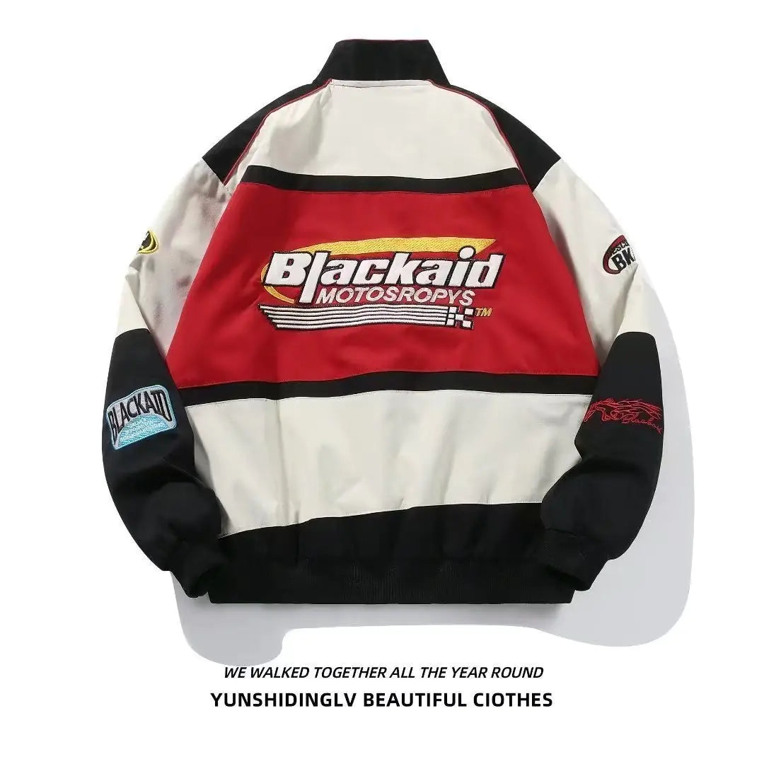 Chaqueta estilo hip hop retro Y2K