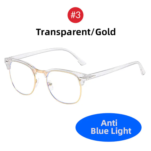 Gafas con bloqueo de luz azul
