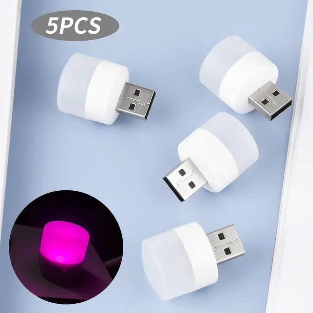 Lámpara con enchufe mini USB de 5 V y 1 W