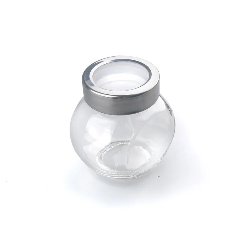 Tarro transparente para almacenar alimentos