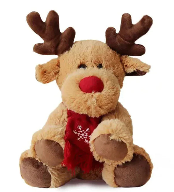 Muñeco de peluche de alce navideño, juguete para niñas, regalos para niños