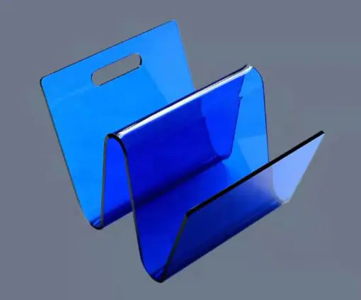Estantería decorativa de acrílico con forma de W estilo retro