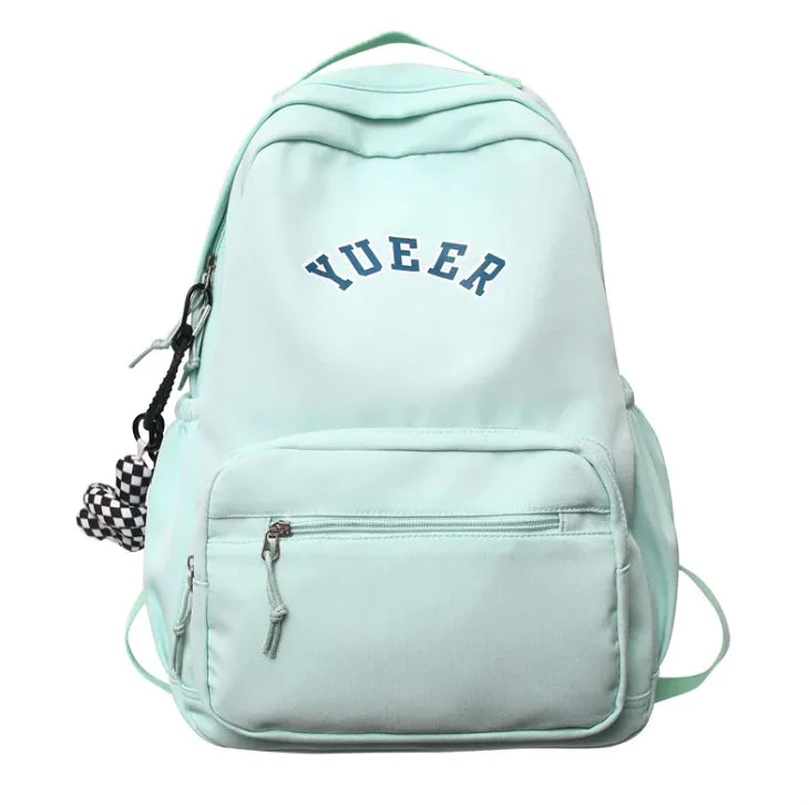 Mochila de nailon impermeable para adolescentes