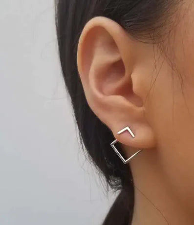 Pendientes geométricos sencillos y elegantes