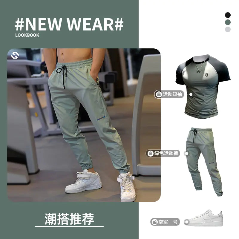 Pantalones de running para hombre Gimnasio Culturismo