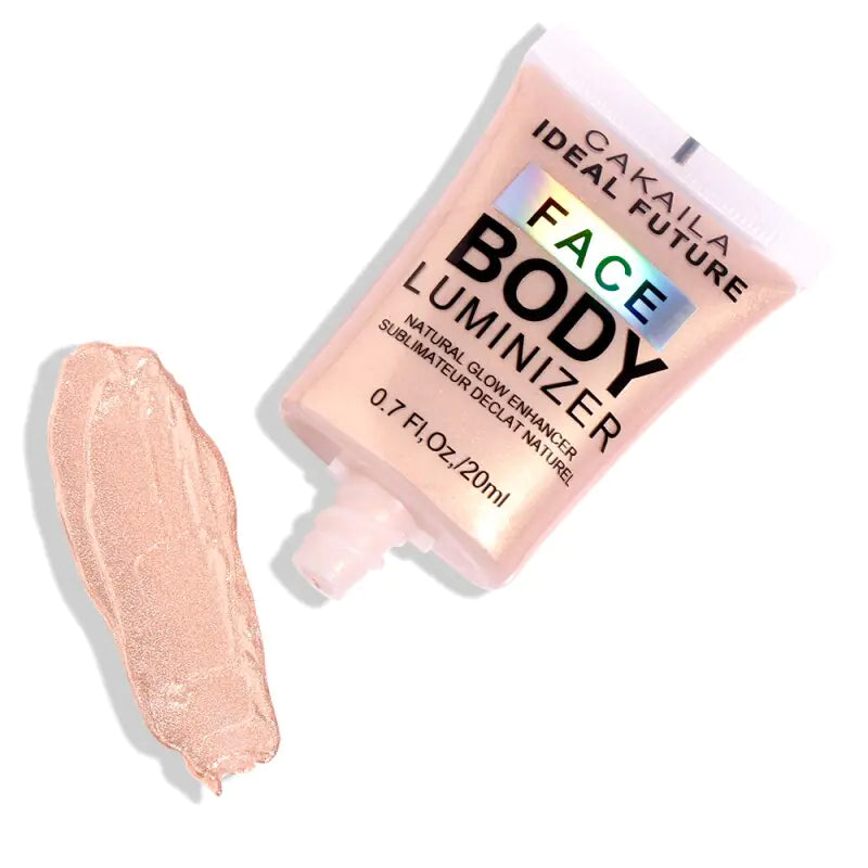Maquillaje corrector con brillo corporal de 3 colores