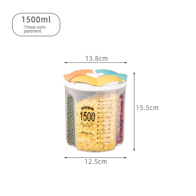 Contenedor de almacenamiento de cocina de gran tamaño para almacenar alimentos