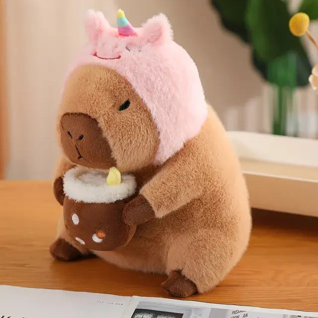 Juguetes de peluche de capibara de dibujos animados