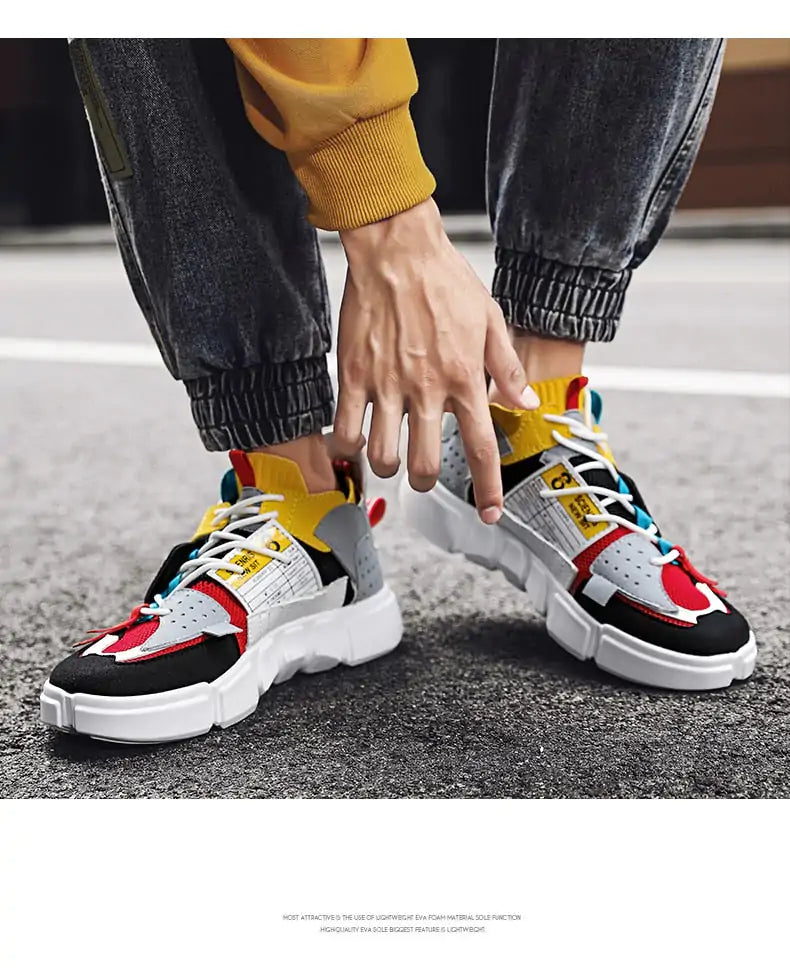 Zapatillas deportivas de tendencia de color casual
