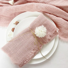 Pink Gauze Cotton Napkin