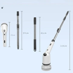 Battery-Powered Spin Scrubber