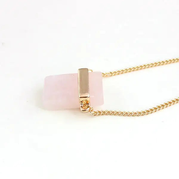 Collar de piedra de mármol natural