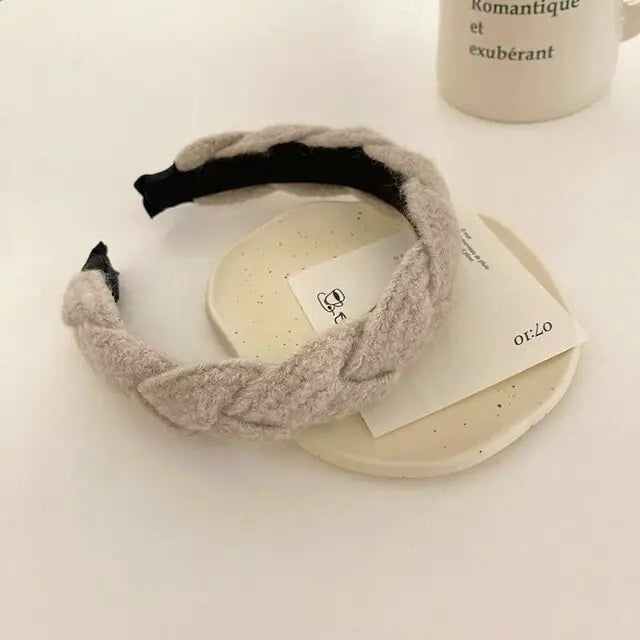 Diadema de tela de rizo con burbujas de maquillaje de spa