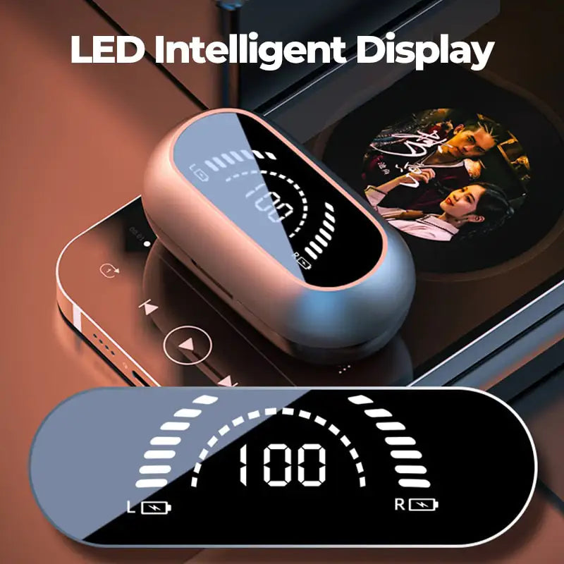 Auriculares de conducción ósea con Bluetooth 5.2 y clip para la oreja