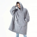 Sudadera con capucha y manta polar de gran tamaño