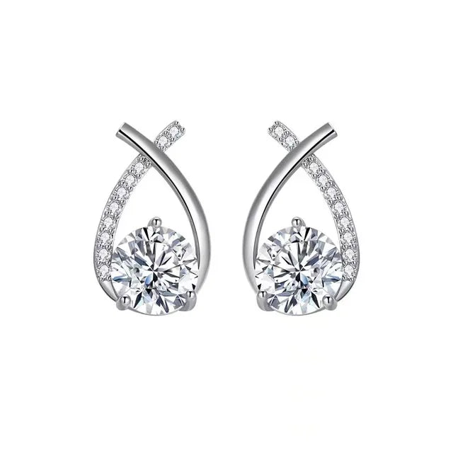Pendientes de plata de ley