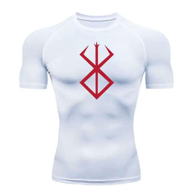 Camiseta de compresión para correr en verano