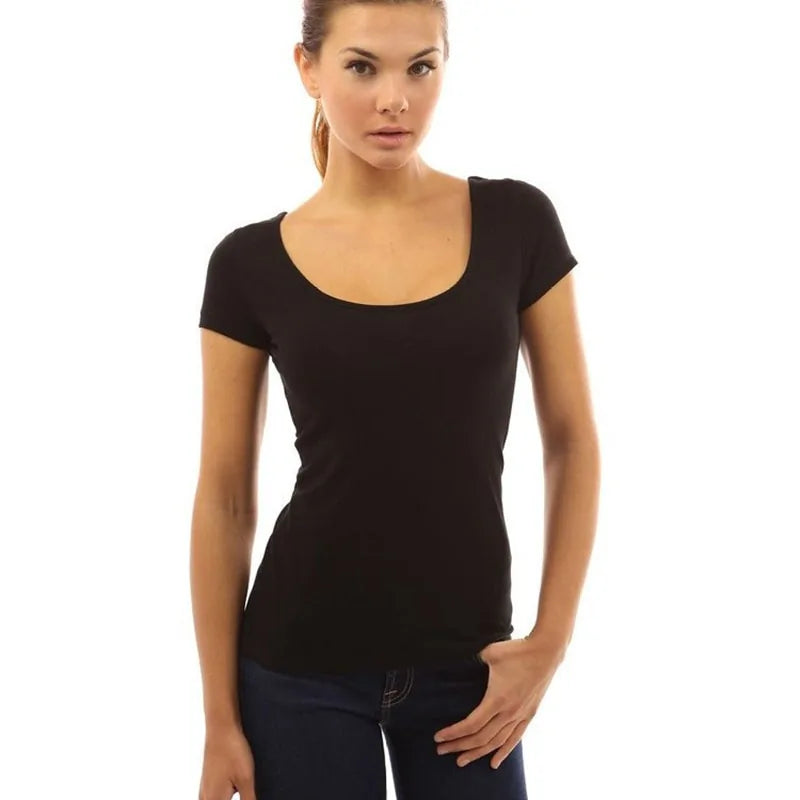 Camiseta con cordones en la espalda