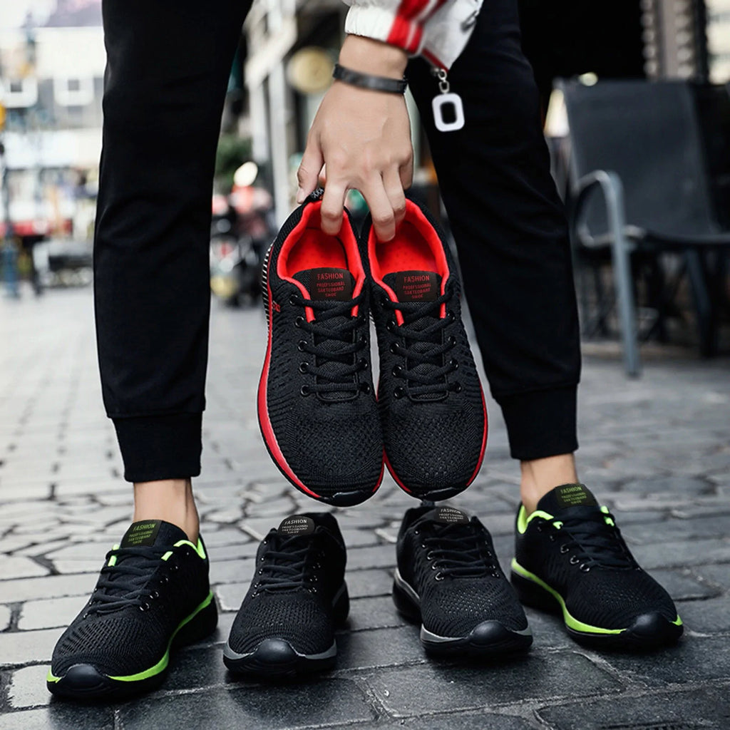Zapatillas deportivas de malla para parejas