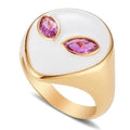 Anillo extraterrestre sencillo y moderno