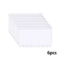 Bolsas de carpeta A6 impermeables - Sobres de presupuesto en efectivo de PVC