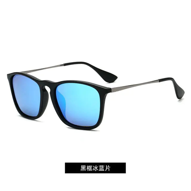 Gafas de sol clásicas con espejo negro