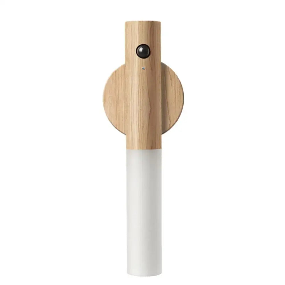 Luz LED nocturna de madera recargable para el hogar