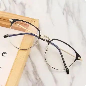 Gafas retro para miopía, montura media (hombres y mujeres)