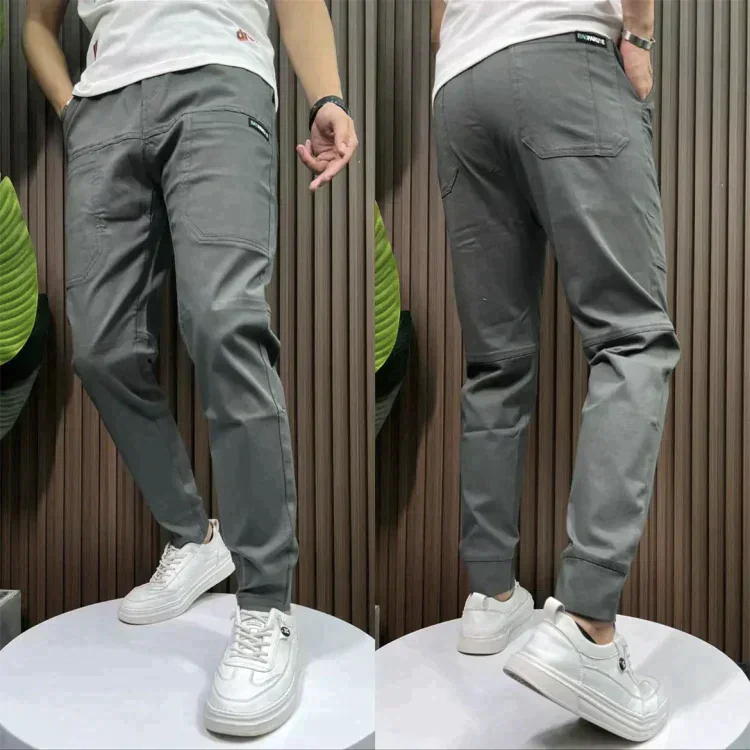 Pantalones cargo elásticos para hombre