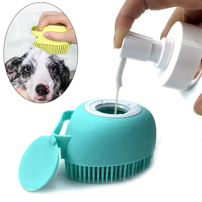 Cepillo de baño para mascotas 2 en 1 - CleanPet